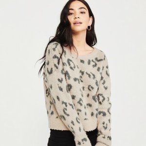 Abercrombie & Fitch Leopard Print Sweater